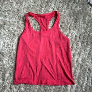 Women's Lululemon Lip Gloss Pink Racerback Tank Top
